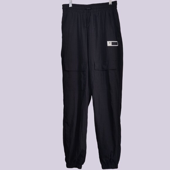 Sik Silk Rip Stop Nylon Cargo Jogger Parachute Pants Toggle Drawcord US 8 M NOS - Picture 1 of 6